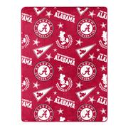 Alabama Northwest Pennant Mickey Pillow & Silk Throw Set